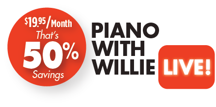 PianoWithWillie LIVE! Special